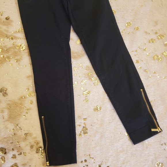 Michael Kors 0 Navy Skinny Zipper Cargo Pants - Picture 9 of 10